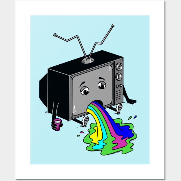 Vomit TV Wall Art by coffeeman